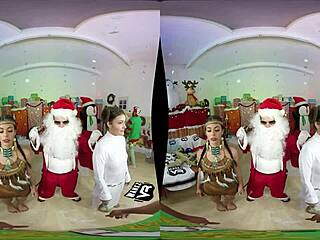 Santa's Naughty Shop Orgy in VR?