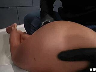 She chases the dildo.