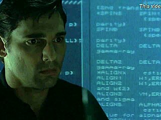 Muscular Bodybuilder Squirting in Intense Lesbian Porn Scene from 2003