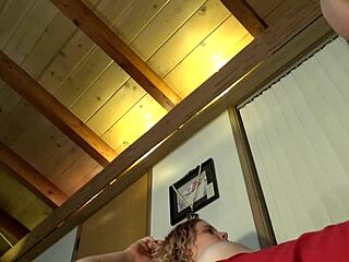blonde aphroditie teases in a hardcore pov casting session