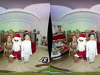 Santa's Naughty Shop Orgy in VR?