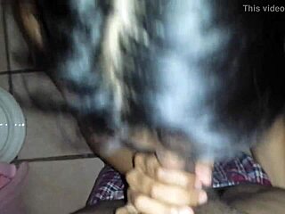 Subtle Cock Sucking Tease With Intense Blowjob