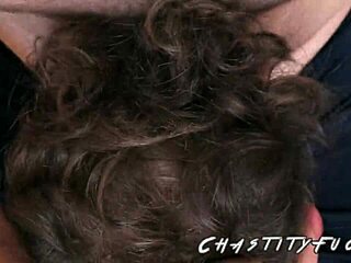 i messed up and deepthroated that guy in chastity so hard