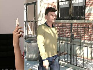 Zabawa z ciemnowłosą osiemnastką 18+