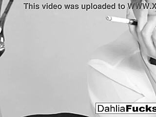 Hot Dahlia Sky Blonde Babe's Solo Masturbation Compilation with Pussy and Tits