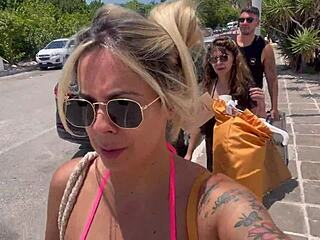 a day with me on the beach, sharing my onlyfans and private joyce gumiero films on soyjoy sambaplay tv