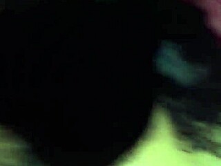 Fat wife enjoys big black cock while husband watches