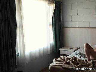 Pov strap-on action in wet lesbian encounter