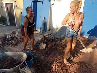 fada mel and paty bumbum build a fetish pool with el toro de oro