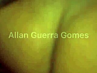 aquela gozada rapida na bunda grande da morena acordando com pau duro do lutador allan guerra gomes