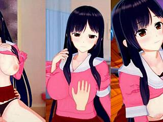 Haluatko puristella Kaguyan isoja tissejä tässä hentaissa?