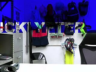 Petite teen Angel Gostosa sucks Mike Mancini's cock from POV while Rusty Nails arouses suspicions with her small tits and big ass