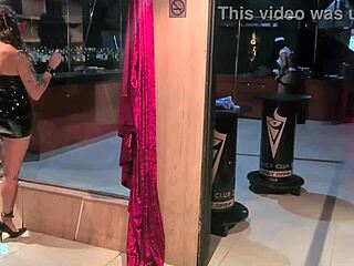 Watch these naughty amateurs strip naked in the swing club for big tits blowjob and doggystyle action.