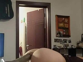 The bitch sissy slut undergoes deep anal training with machine and dildo