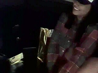 Watch these naughty amateurs strip naked in the swing club for big tits blowjob and doggystyle action.