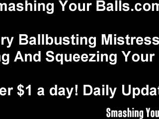 Busting Little 18+ Bitch Balls Like Yours