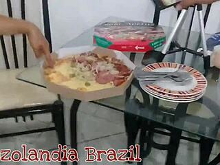 I served the lingerie delivery guy while he recorded everything