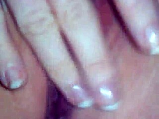 a bbw milf plays with toys in a homemade setting.