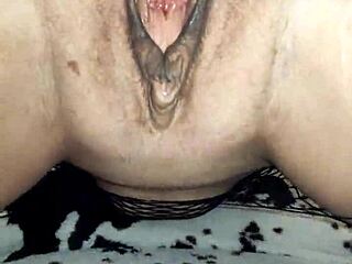 Рядко домашно видео! Развратна двойка лиже путка в чорапи