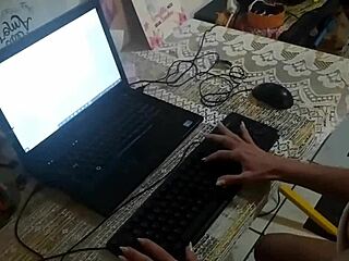 Blonde milf bent over for monster cock in office