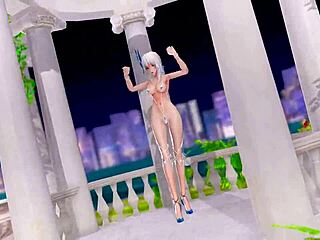 unknown girl in micro bikini strikes a kawaii pose, teasing with her curves