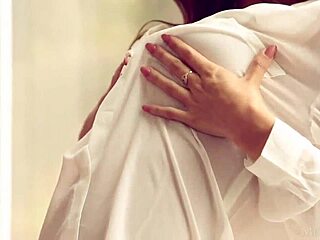 beautiful teen 18+ undresses softly