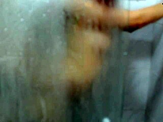 big cock fucks big ass in shower creampie