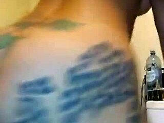 Christina fox performs a doggystyle position with tattooed redhead milf style