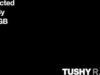 tushyraw cutie sucks and rides hard in ass to mouth.