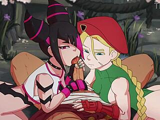 Compilație mini Street Fighter 1 cu footjob fierbinte anime hentai în stil 3D. Poți suporta ciocnirea sălbatică de desene animate pe străzi?