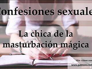 SEXUAL CONFESSION THE GIRL OF THE MAGIC HANDJOBS SPANISH VOICE