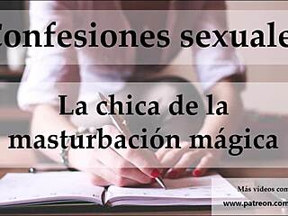 SEXUAL CONFESSION THE GIRL OF THE MAGIC HANDJOBS SPANISH VOICE
