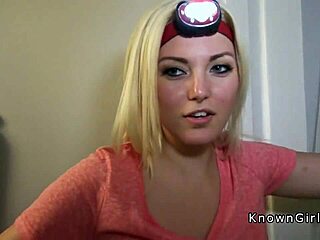 Blonde ex-girlfriend shares intimate pov moments