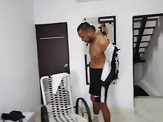 My skinny Latina stepdaughter comes into my room naked right after my wife goes to work. Part 1 of this homemade interracial adventure with a monster cock.