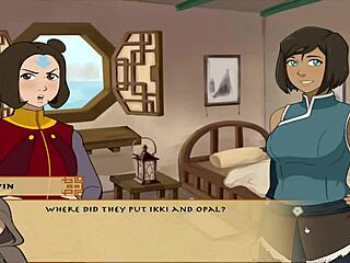 Kyoshi and Yangsen's intriguing blowjob scene in Four Elements Trainer Book 4