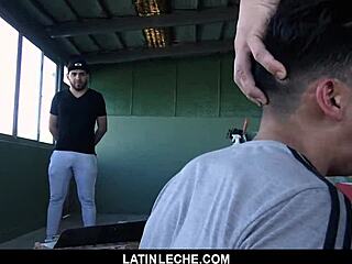 hey, wanna join this scruffy stud in a hot gay-for-pay flick?