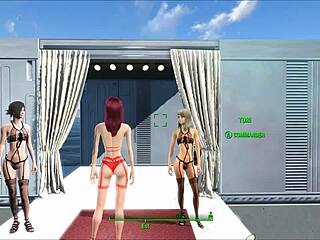 Fallout 4 Fashion Show in Sexy Lingerie