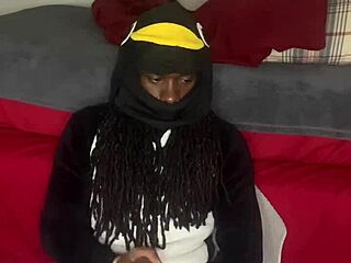 Guccicapone jerks monster cock in onesie for cumshot!