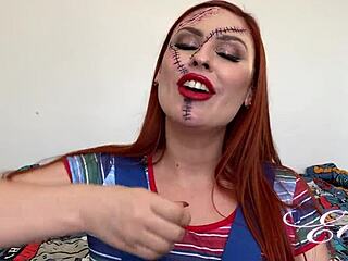 Guided Jerk Off In Halloween Costume