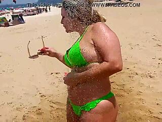 squirt na praia de copacabana with african latina blonde milf