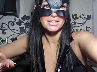 Brunette Milf Rates Cock in Intense BDSM Femdom Session