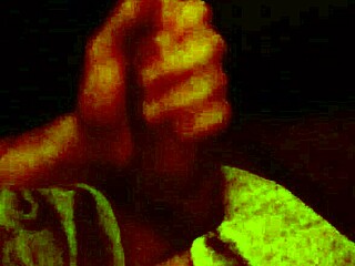 Tattooed Guy Masturbates Big Cock on Webcam, Cumshot