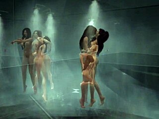 awakening intergalactic sluts in lesbian orgy