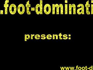 stomping femdom session with young mistress