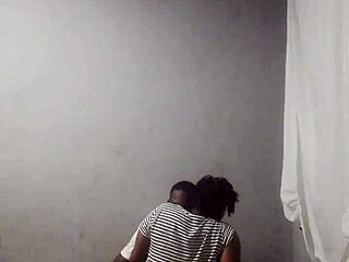 i and my ebony buddy are just hangin out, havin a great time, you know