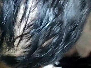 that little hottie gives sloppy blowjobs