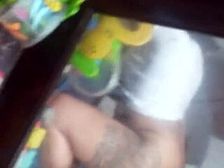 Big dick slams fat ass in hardcore pounding. Tattooed beauty takes monster cock with raw power.