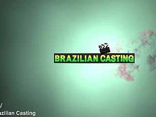 at this brazilian party, the latina pornstar performs oral during casting interview