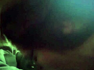 Glasses girl gets wet with big black cock