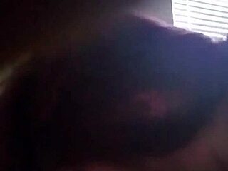 Glasses girl gets wet with big black cock